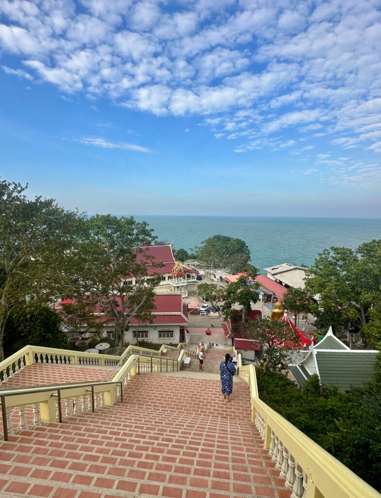 temple Wat Khao Takiap in hua hin, thailand