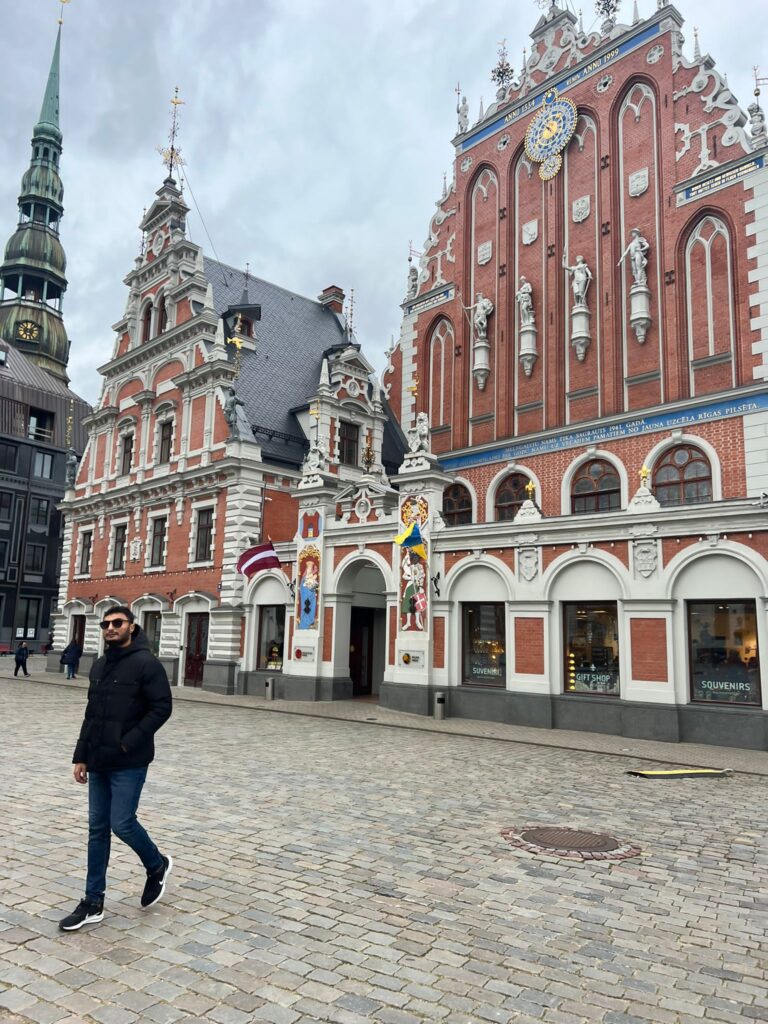 Black Heads House and Town Hall Square Riga